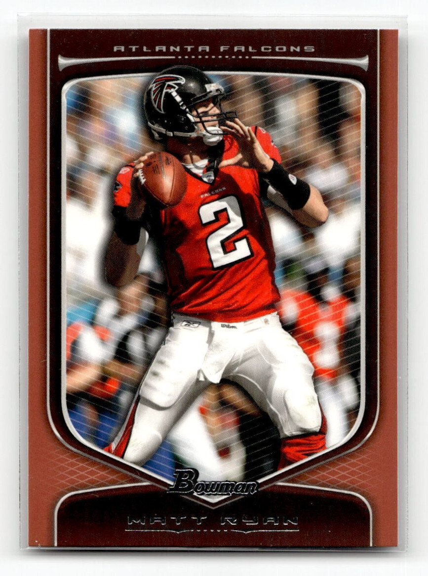 2009 Bowman Draft Picks Red Matt Ryan #9 Atlanta Falcons