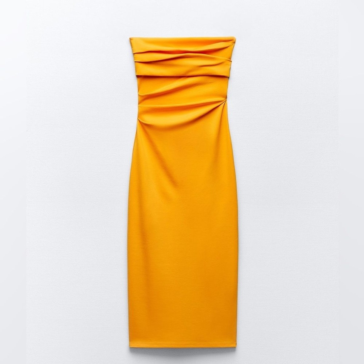 ZARA Fitted midi bandeau dress 5584/451 | eBay