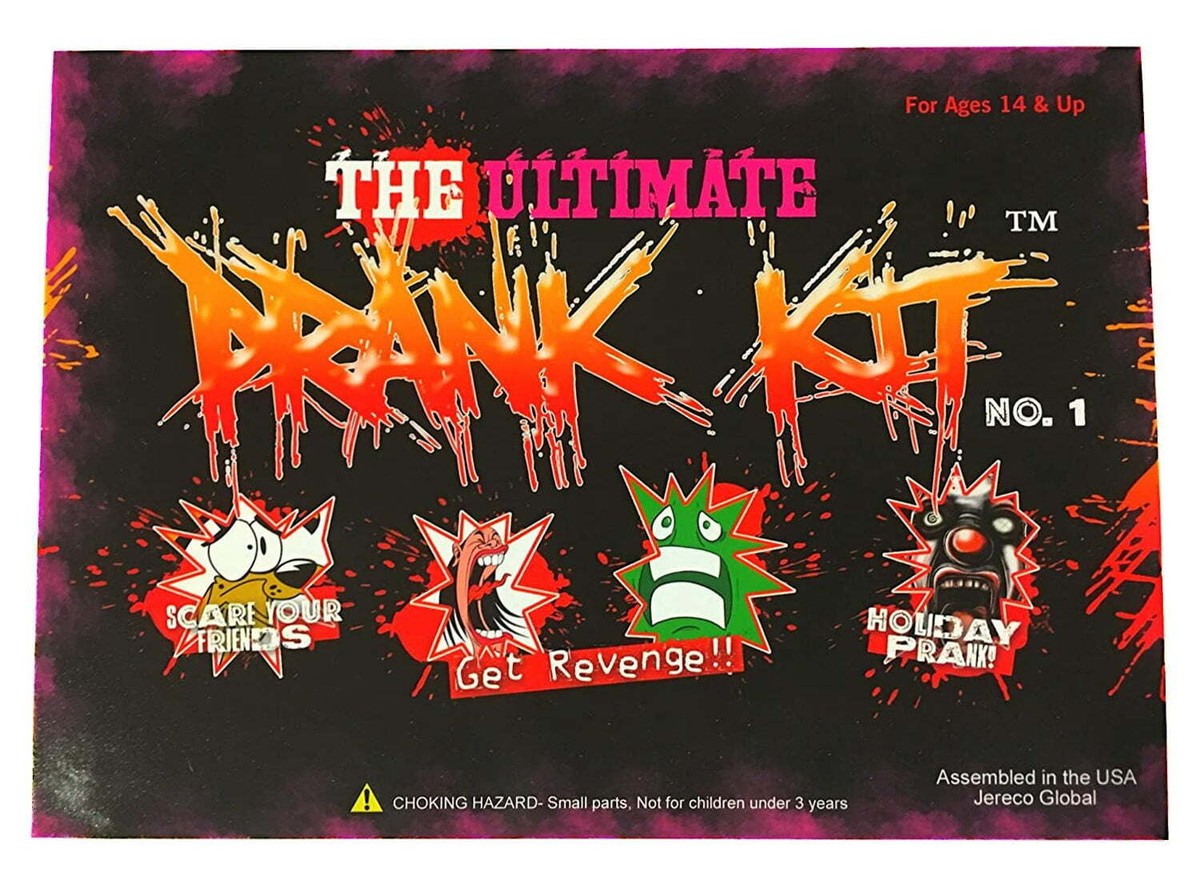 Ultimate Prank Kit Shock Hand Buzzer Pen Chewing Gum Cracked Phone