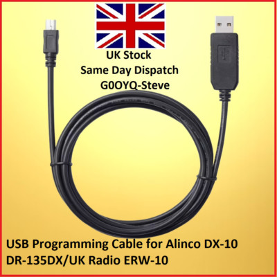 USB Programmierkabel Alinco DX-10 DR-135DX/UK Radio ERW-10 11M CB 10M HAM