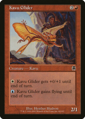 Magic MTG TCG Apocalypse 2001 Kavu Glider 64/143