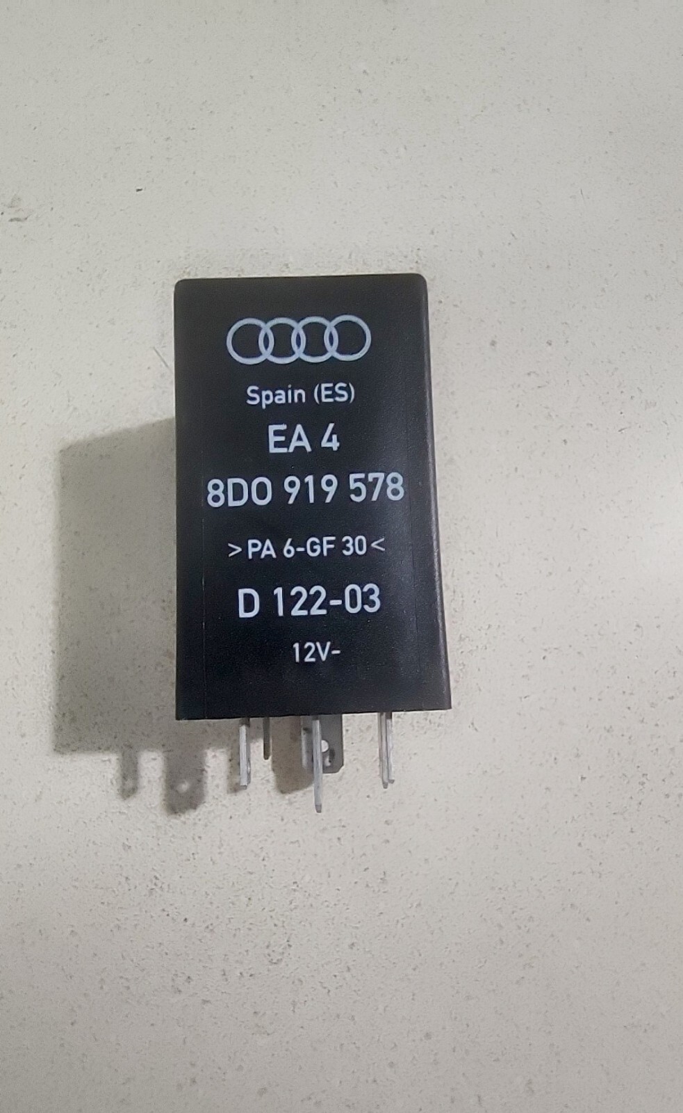 OEM VW Passat Audi 384 AC Compressor Relay 8D0 919 578 Spain-image