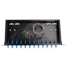 Fiber Optic Terminal Box 12 core SC with adapter pigtail 12 Ports Patch Panel