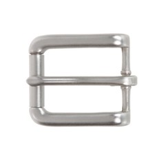 1" 25 mm Nickel Free Single Prong Rectangular Roller Belt Buckle