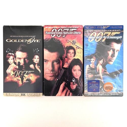 James Bond 007 Movie Pack: Goldeneye, Tomorrow Never Dies, World Is Not Enough