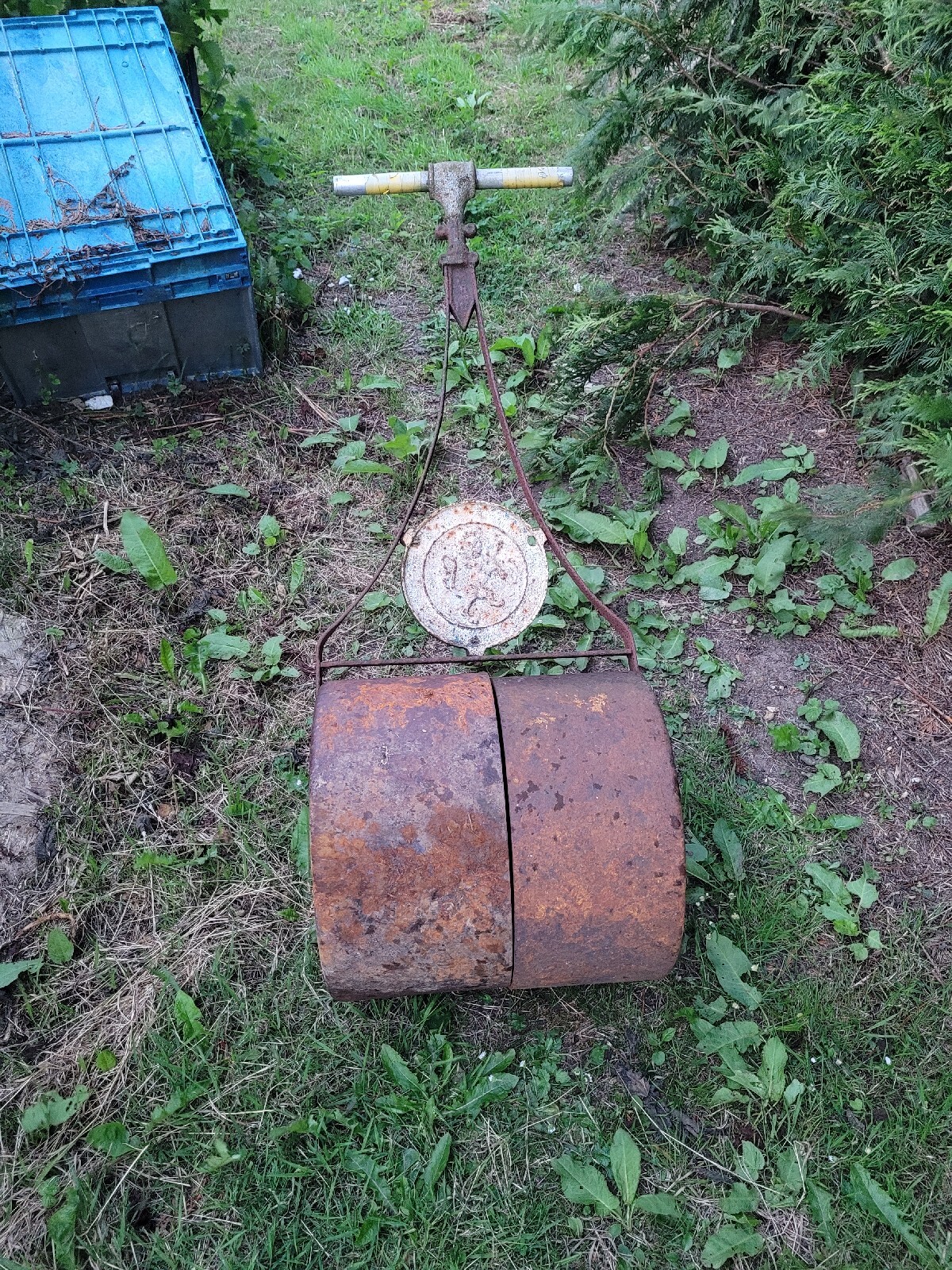 garden roller vintage cast iron eBay