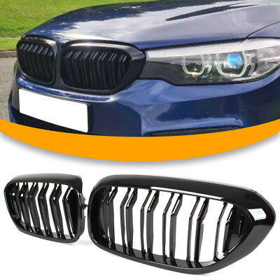 NIEREN GRILL KÜHLERGRILL KÜHLERGITTER GLOSSY DOUBLE BAR FÜR BMW G30 / G31 17-19