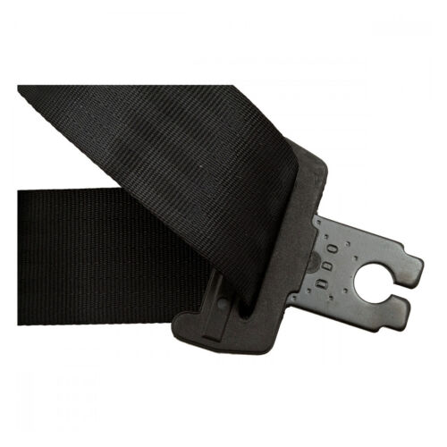 Front Static Seat Belt For Toyota Hi-Ace Van 1995 Shape Black - Picture 4 of 6