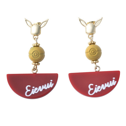 Pokemon Center Pokemon accessory Series Clips Earrings E3 Eevee