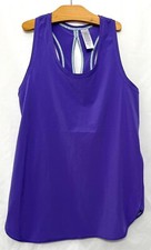 220423 Girls 10 Lululemon IVIVVA Purple Keyhole Stretch Poly Tank Top EUC