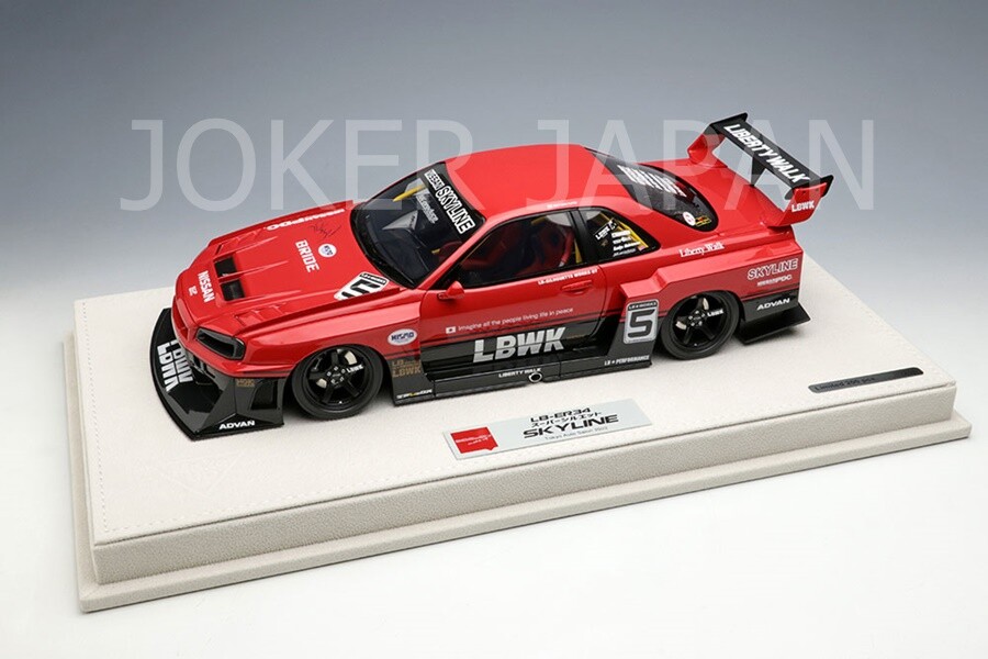 Make Up EIDOLON 1/18 LB-ER34 Super Silhouette SKYLINE TOKYO