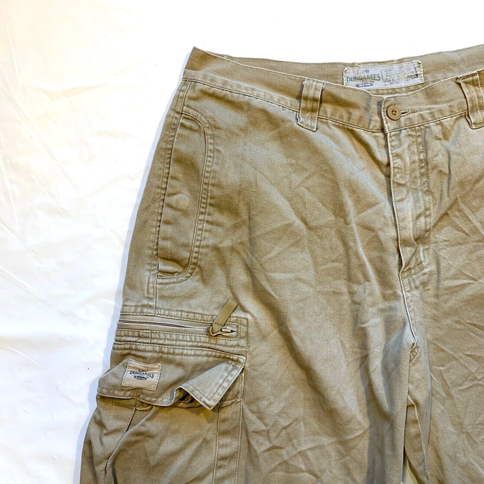 Vintage Lee Dungarees Cargo Shorts Mens 32x11 Longer … Gem