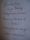 UNUSED 1960s vintage greeting card BIRTHDAY To Brother Ducks in a Stream — photo 6