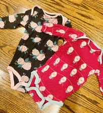 KICKEE PANTS Set 2 Bodysuits, Size 3-6