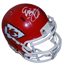 ERIC BIENIEMY signed (KANAS CITY CHIEFS) mini football helmet BECKETT BW07910