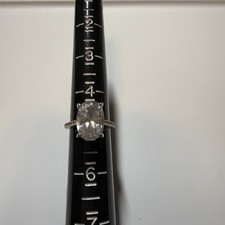 Sterling Silver 925 CZ Cubic Zirconia Engagement Style Ring Sparkle