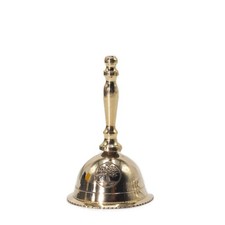 Small Altar Bell with Tree of Life Design 7cm Brass