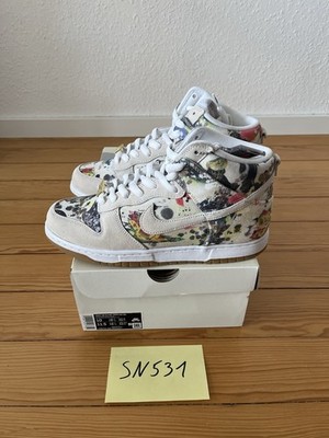 Nike SB Supreme Dunk High Rammellzee White US 10 New