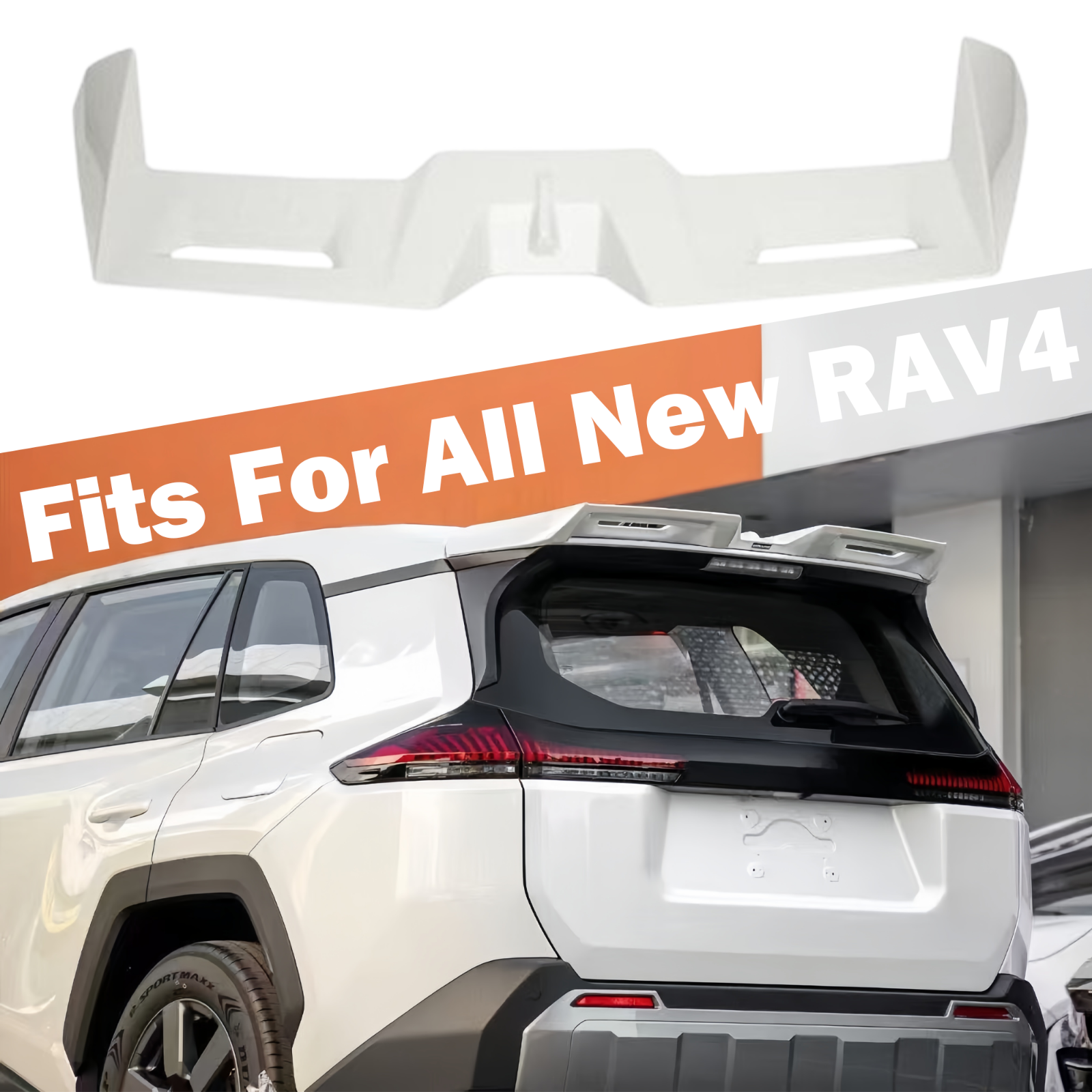 Rear Spoiler Tail Trunk Lip Wing Bar Fit For Toyota RAV-4 RAV4 2026 ...