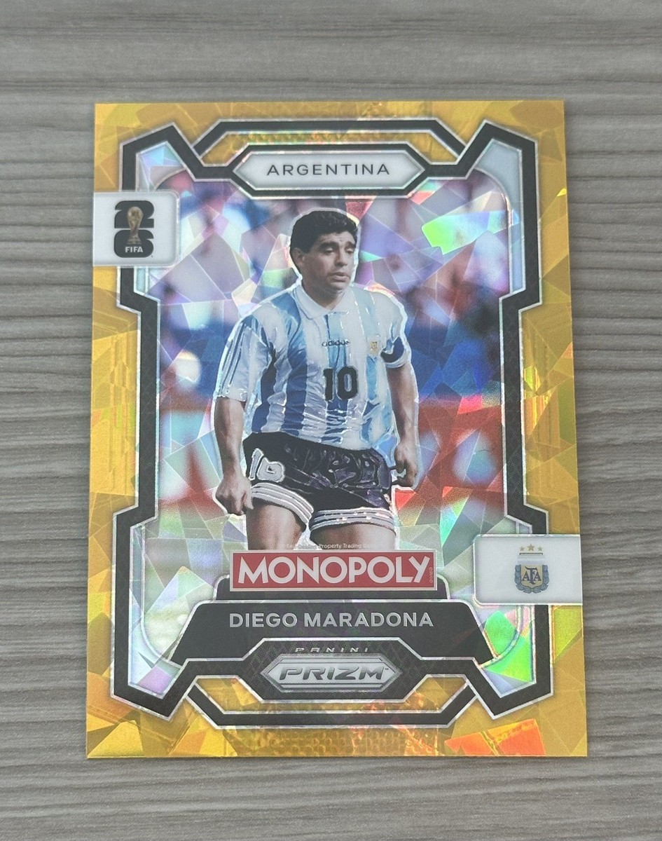 2026 Panini Monopoly Prizm FIFA World Cup Diego Maradona Gold
