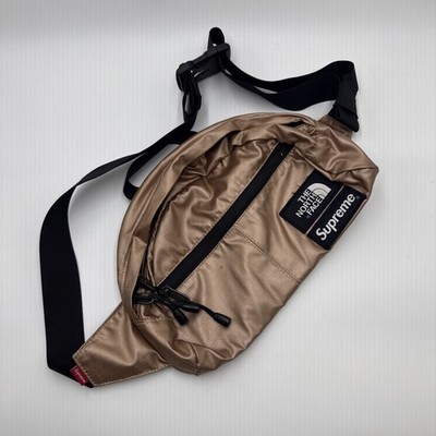 Supreme The North Face Metallic Rose Gold Roo II Lumbar Pack 100% Authentic SS13