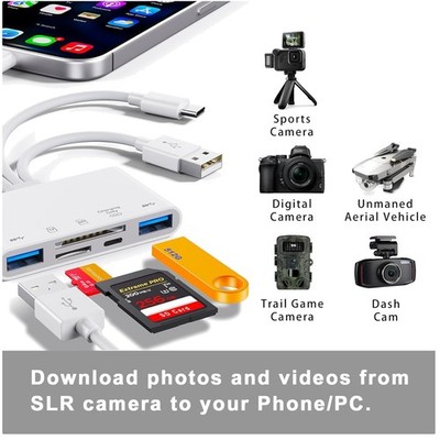 High-Speed USB OTG Adapter for i-Phone/i-Pad & USB Devices
