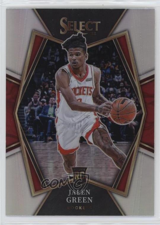 2021-22 Panini Select Premier Level Silver Prizm Jalen Green #190 Rookie RC c2a