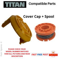 TITAN TTI1201GGT Cover Cap + Spool  for 18v Battery Trimmer Strimmer  FAST POST