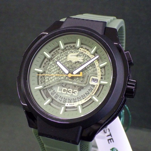 Limited Edition LACOSTE LC33 2011466 Green Kinetic (Seiko Epson PX82 Movement) M