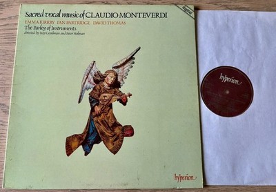 HYPERION A66021 DIG MONTEVERDI SACRED VOCAL MUSIC LP GOODMAN (1981) EX++ GERMANY