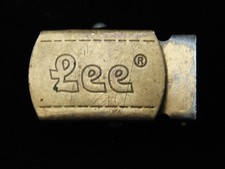 QH15110 VINTAGE 1970s  LEE  WESTERN WEAR CLOTHING FASHION BELT BUCKLE