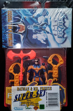 BATMAN & MR. FREEZE SUPER-SET: ACTION FIGUR + COMIC+VHS -KENNER/DINO/WARNER BROS