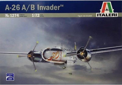 A-26 A/B Invader 1:72 Plastic Model Kit Italeri