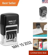 2000 Dater Self Inking Date Stamp - Black