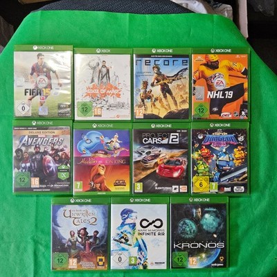 11 XBOX ONE Spiele *Aladdin+Lion King*Marvel Avengers*Dungeon Bros*u.a.TOP OVP**