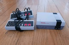 Nintendo Classic Edition NES Mini Game Console W/ 2 Controllers No Power Or HDMI