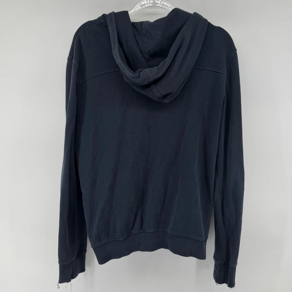 L.O.G.G. Chaqueta con capucha con botones azul marino para hombre talla S bolsillos de carga Foto 3 de 4