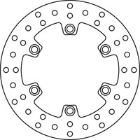 TRW Bremsscheibe (FüR: Husqvarna TC 610 H600AA 98-00 Hinten )