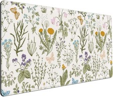 Cute Flowers Non-Slip Rubber Mouse Pad Desk Mat Gaming Keyboard Mat