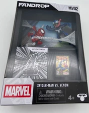 NEW Moose Toys Marvel FANDROP Spider-man vs Venom MV02 + Artifact Collectible