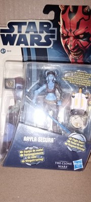 Star Wars Aayla Secura 38418 Hasbro CW14 Actionfigur unbespielt ungeöffnet OVP