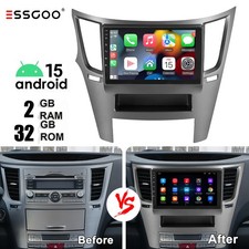 Apple Carplay For Subaru Legacy Outback 2009-2014 Car Stereo Radio Android15 Gps