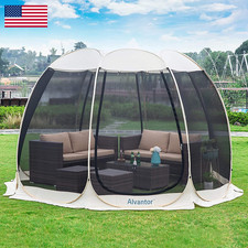 Alvantor Pantalla Casa Habitación Camping Tienda Exterior Toldo Pop Up Sombrilla Hexágono