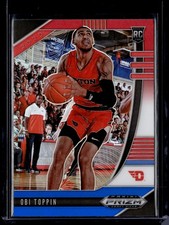 2020 Panini Prizm Draft Picks Collegiate #47 Obi Toppin Red White and Blue