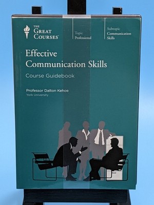 The Great Courses ~ Effective Communication Skills Book & CDs (NEW) Dalton Kehoe
