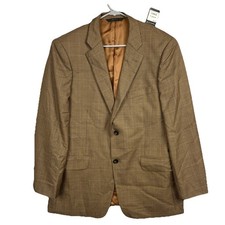 Vtg John W Nordstrom Sport Coat Sz 42r Wool Houndstooth Windowpane Tweed Blazer