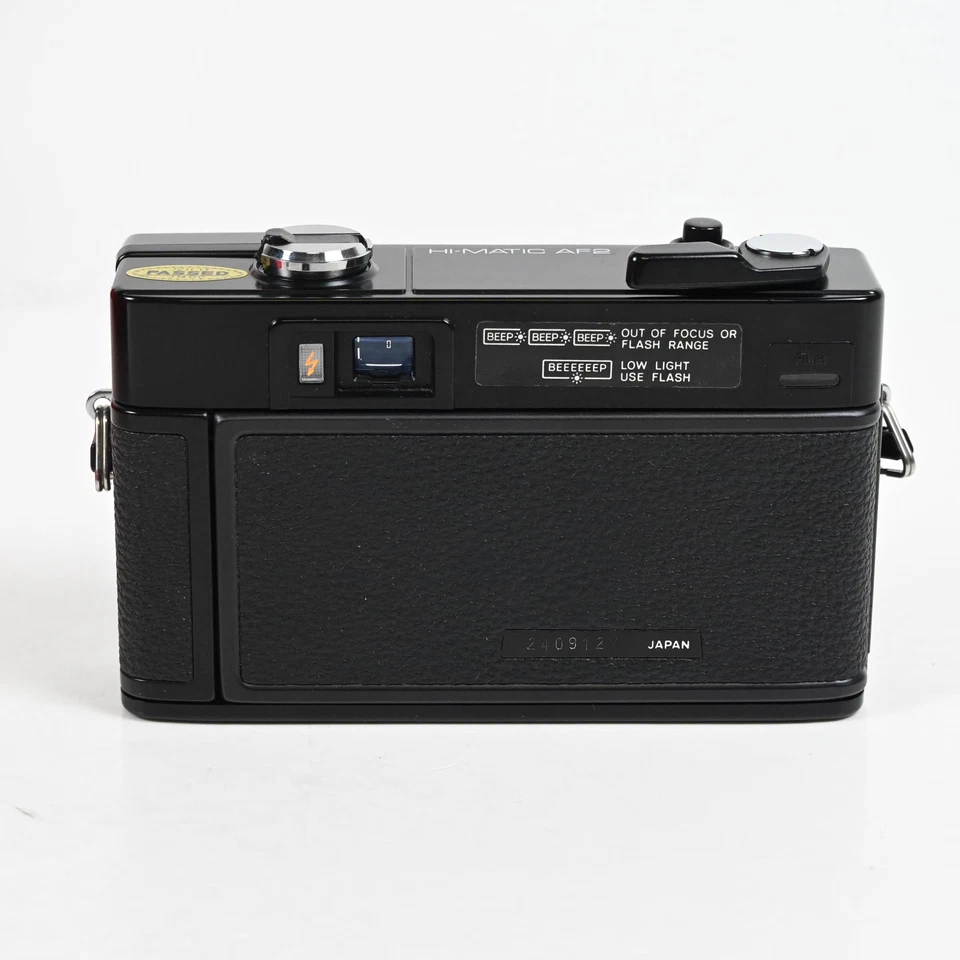 Câmera de Filme 35mm Minolta Hi-Matic AF2 com Lente 38mm f2.8 #127 - Imagem 3 de 4