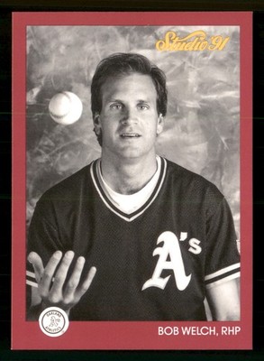 Bob Welch - 1991 Studio #110 - Oakland Athletics