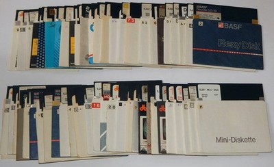 Spiele & Programme 50 Disketten Commodore 64 C64 5,25'' SS DS DD Floppy Disk