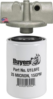 25 Micron Hydraulic Filter Assembly - 25 PSI Bypass - 200 PSI Working Pressure